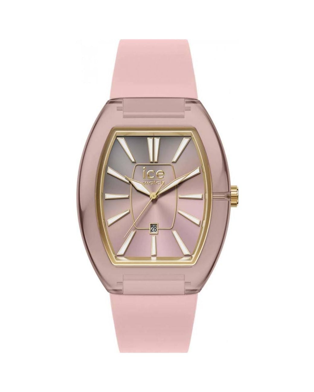 Ice-watch Pink 025180 Ice Dome 37Mm Quartz Watch