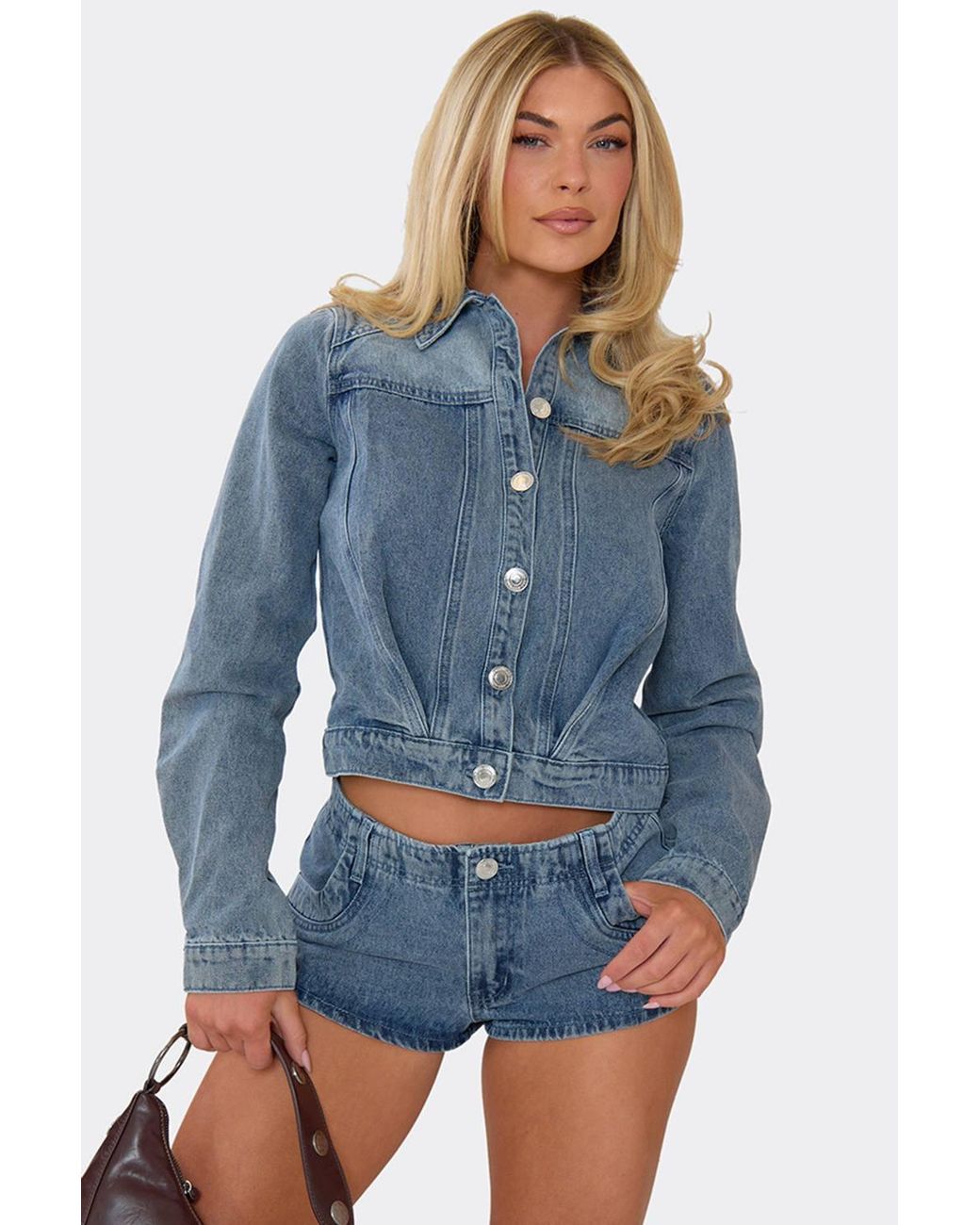 EGO Blue Long Sleeve Denim Jacket
