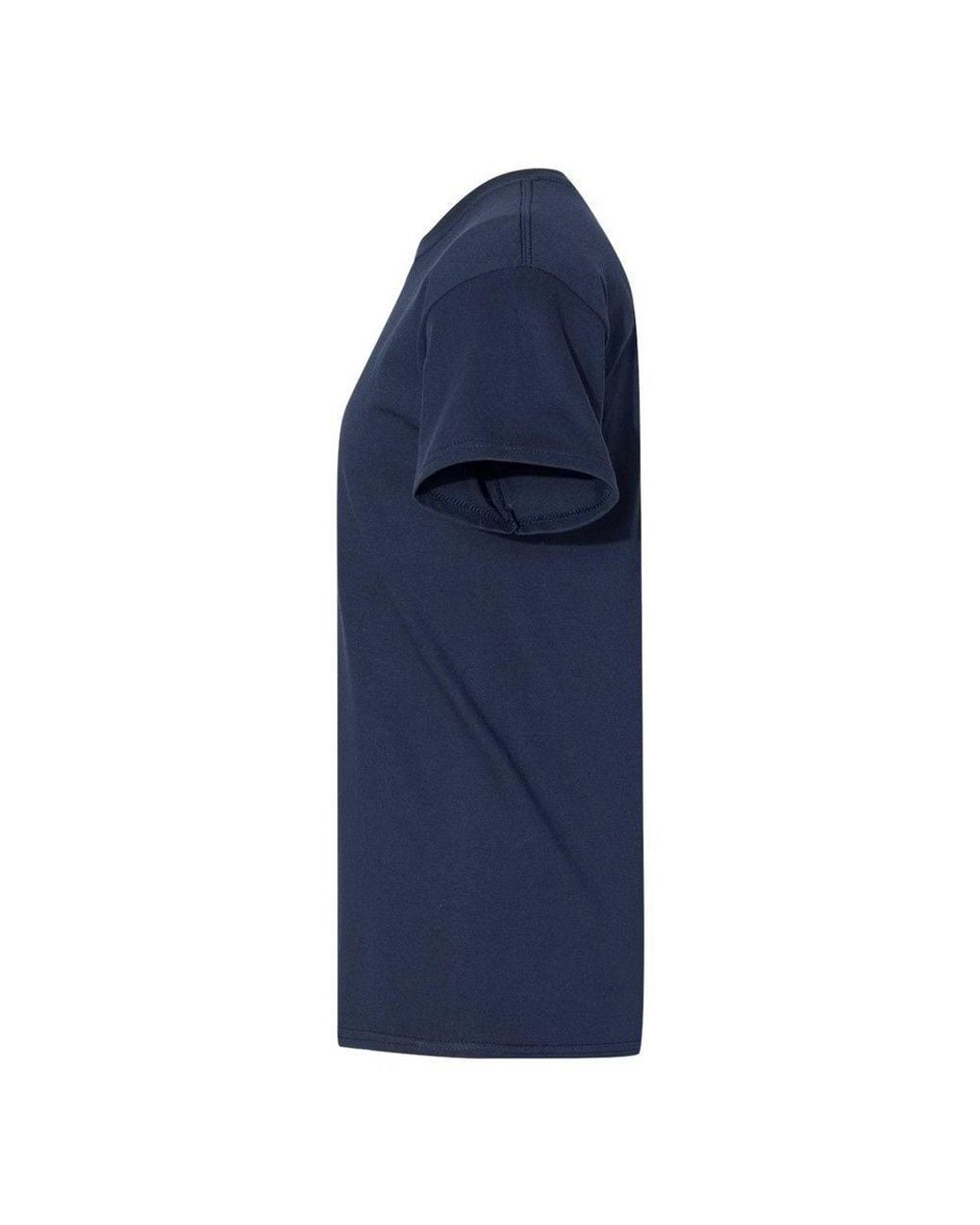 Gildan Blue Heavy Cotton T-Shirt for men