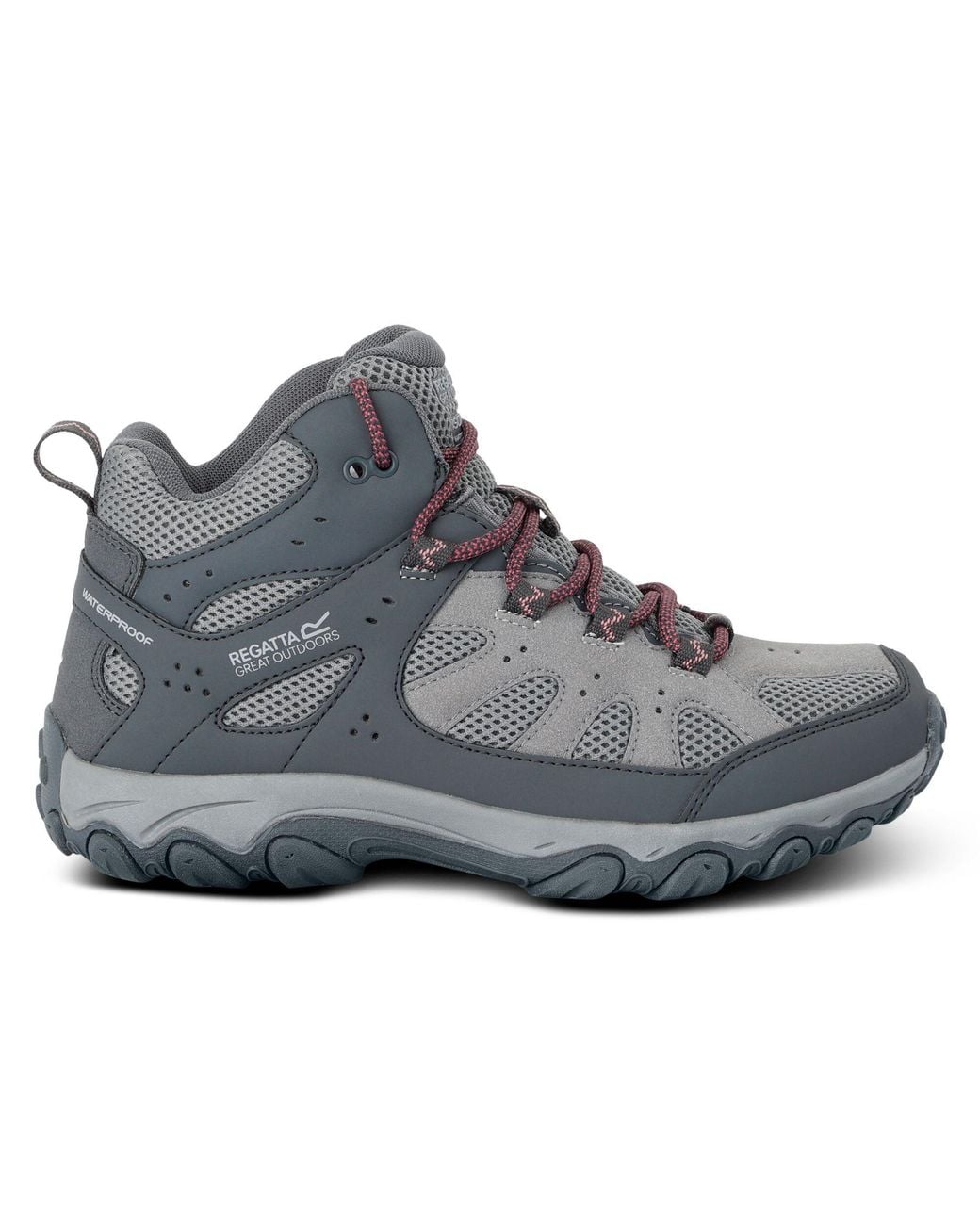 Regatta Gray Edgepoint Waterproof Breathable Mid Walking Boots