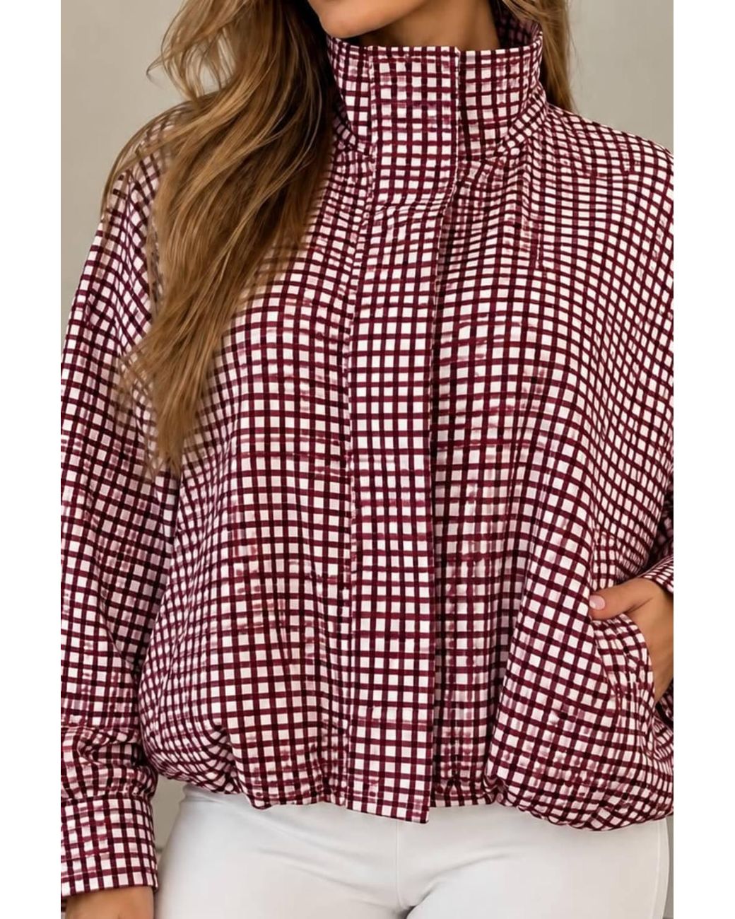 Stylewise Red Check Print