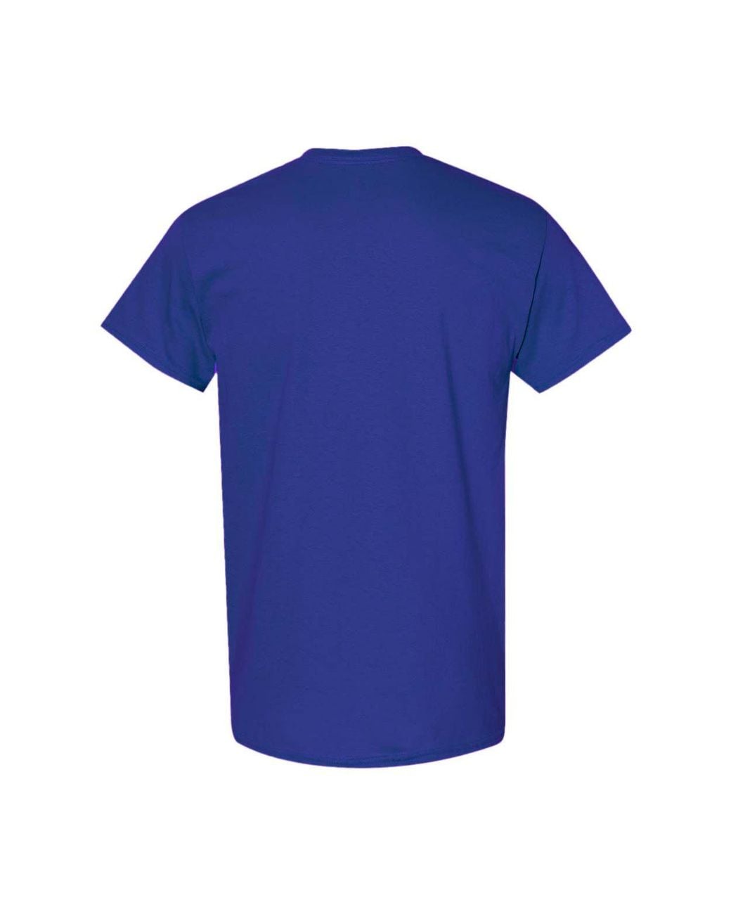 Gildan Blue Heavy Cotton Short Sleeve T-Shirt for men
