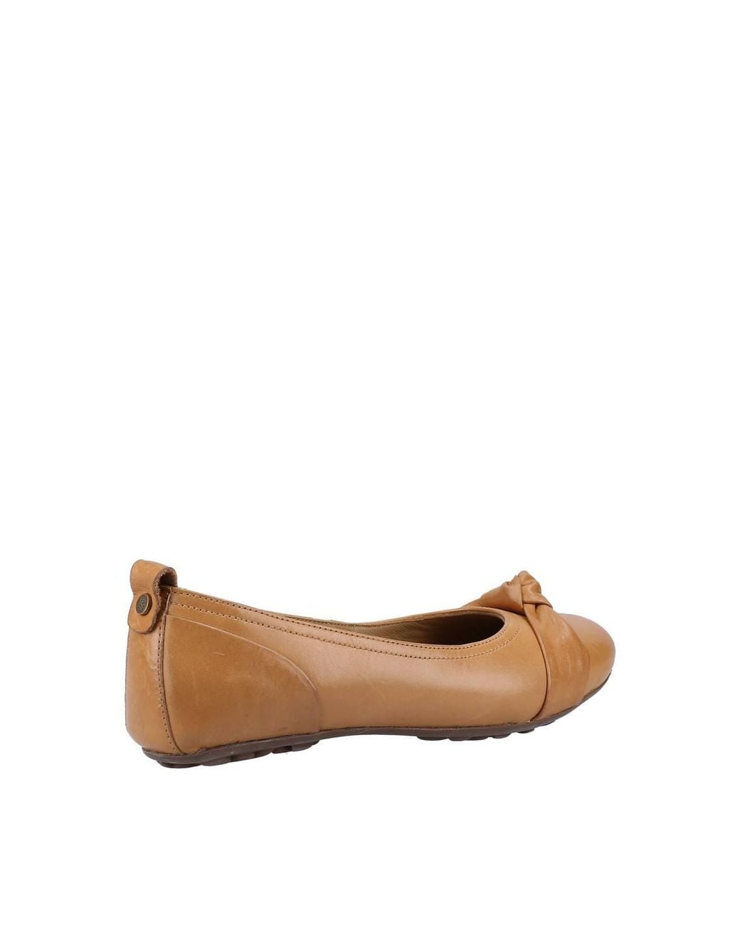 Hush Puppies White 'Jada' Knot Ballerina Flat