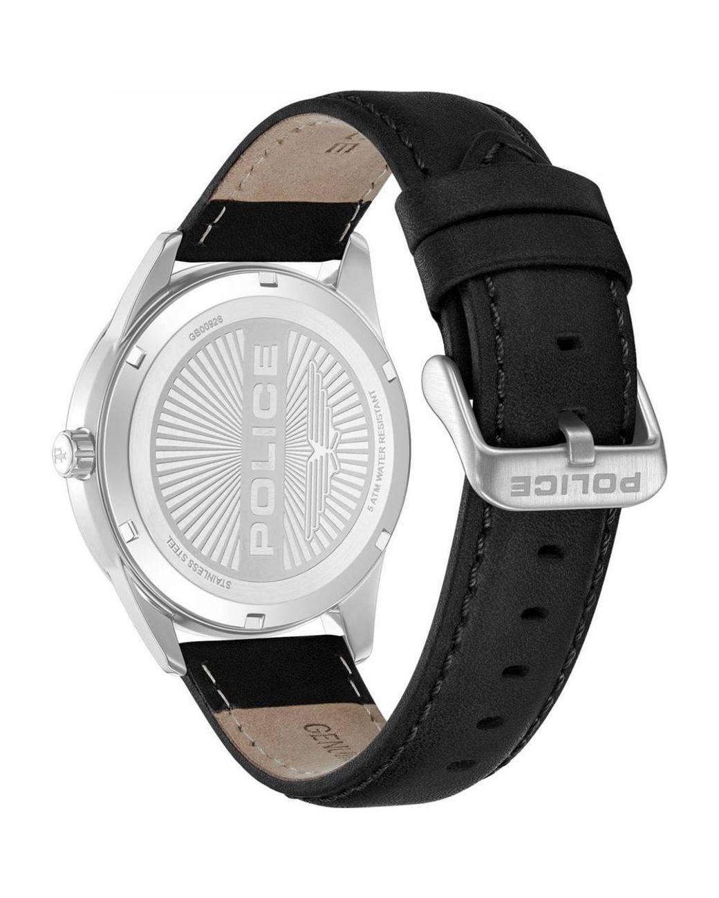 Police Black Pewgb0092601 Styleshift 50Mm Quartz Watch for men