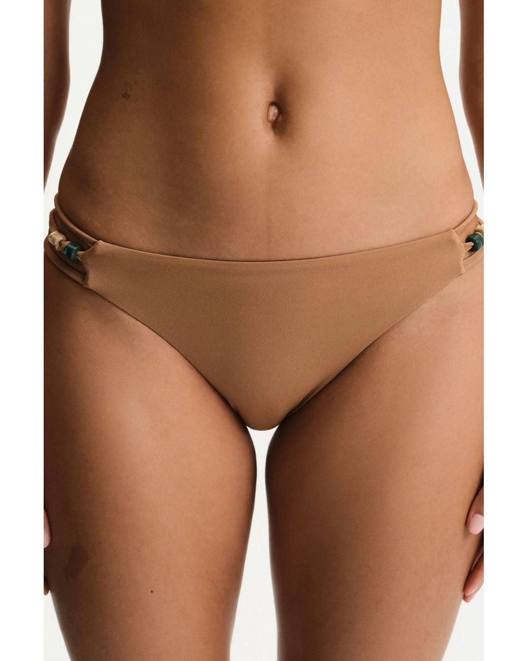 Penti Brown Karla Side Mid Waist Bikini Bottom