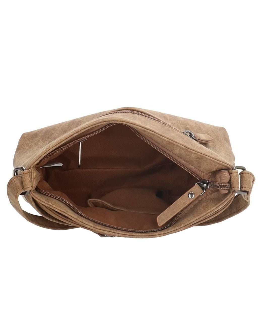 Enrico Benetti Brown Noumea Single Handle Vegan Leather Handbag