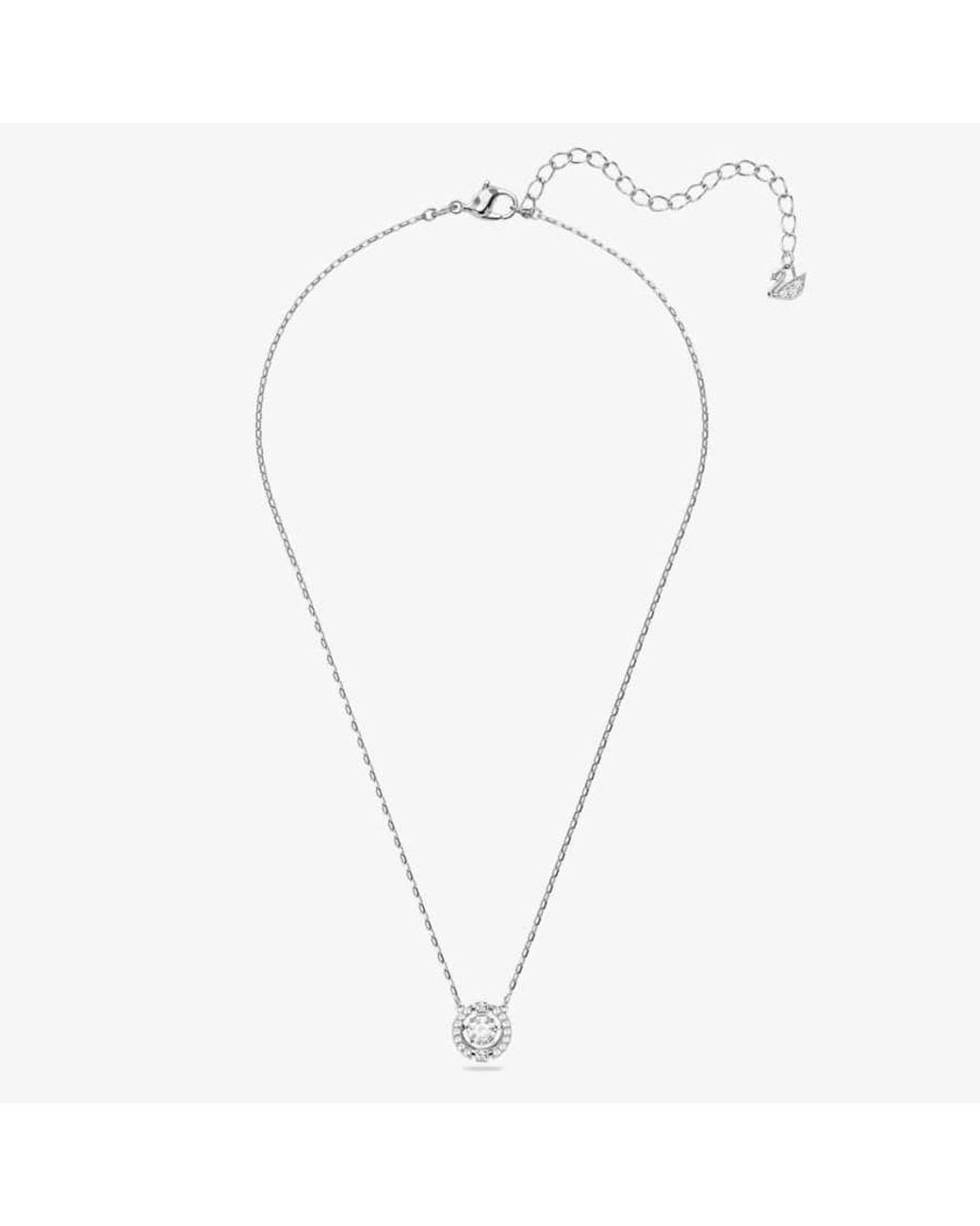 Swarovski Metallic Sparkling Dancing Crystal Necklace 5286137