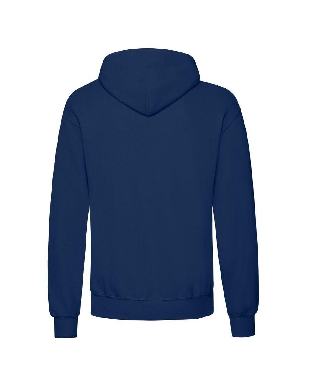 Fruit Of The Loom Blue Classic Hooded Sweatshirt for men
