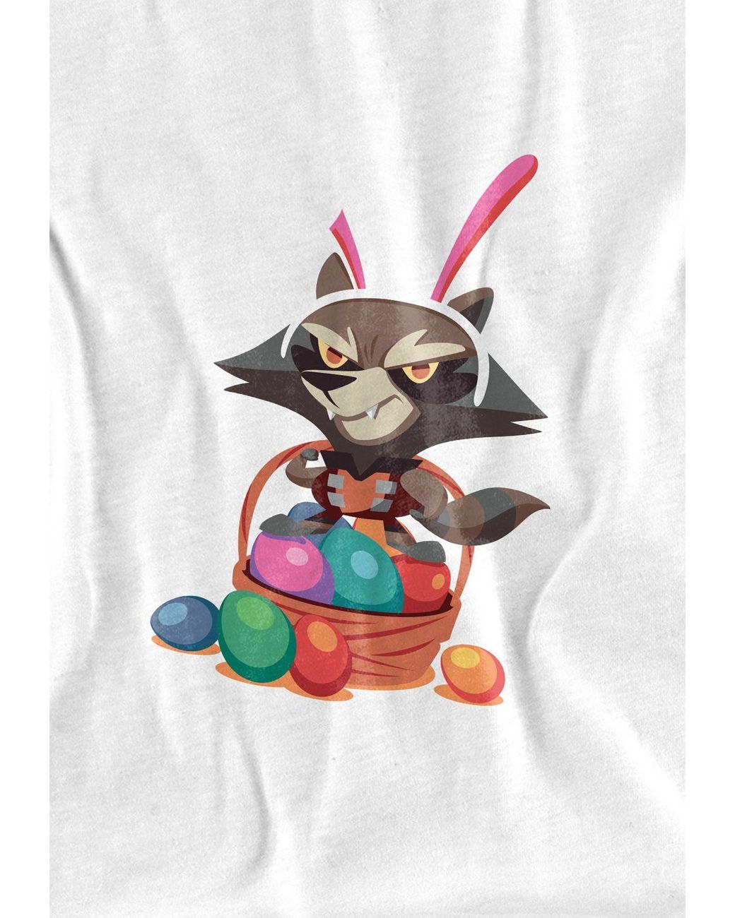 Marvel White Guardians Of The Galaxy Sweet Rabbit Long Sleeve T-Shirt