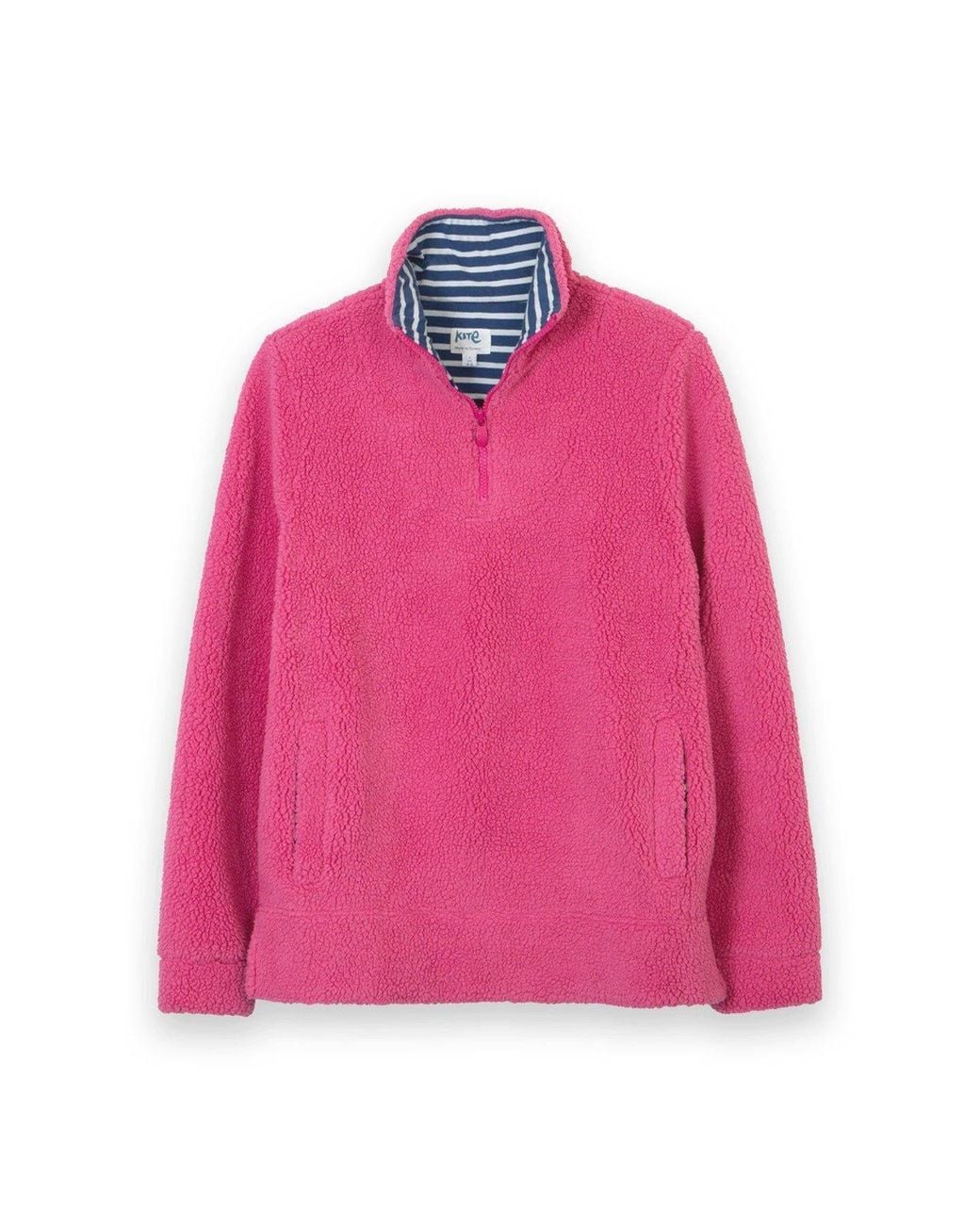 Kite Pink Purbeck 1/4 Zip Teddy Fleece Blush