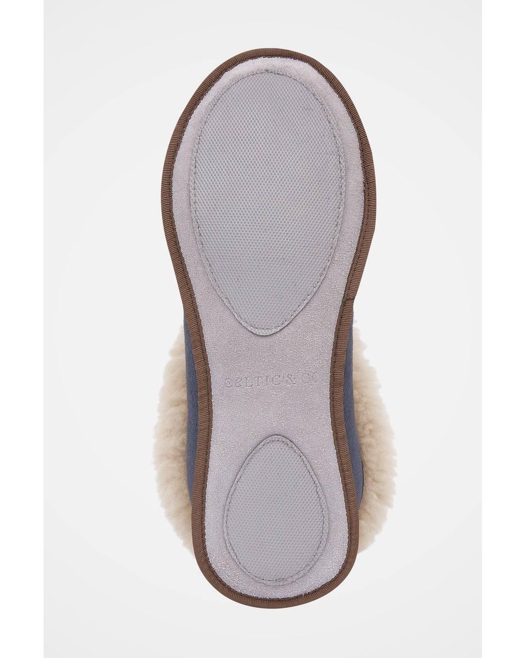 Celtic & Co. Blue Soft Sole Bootee Slipper