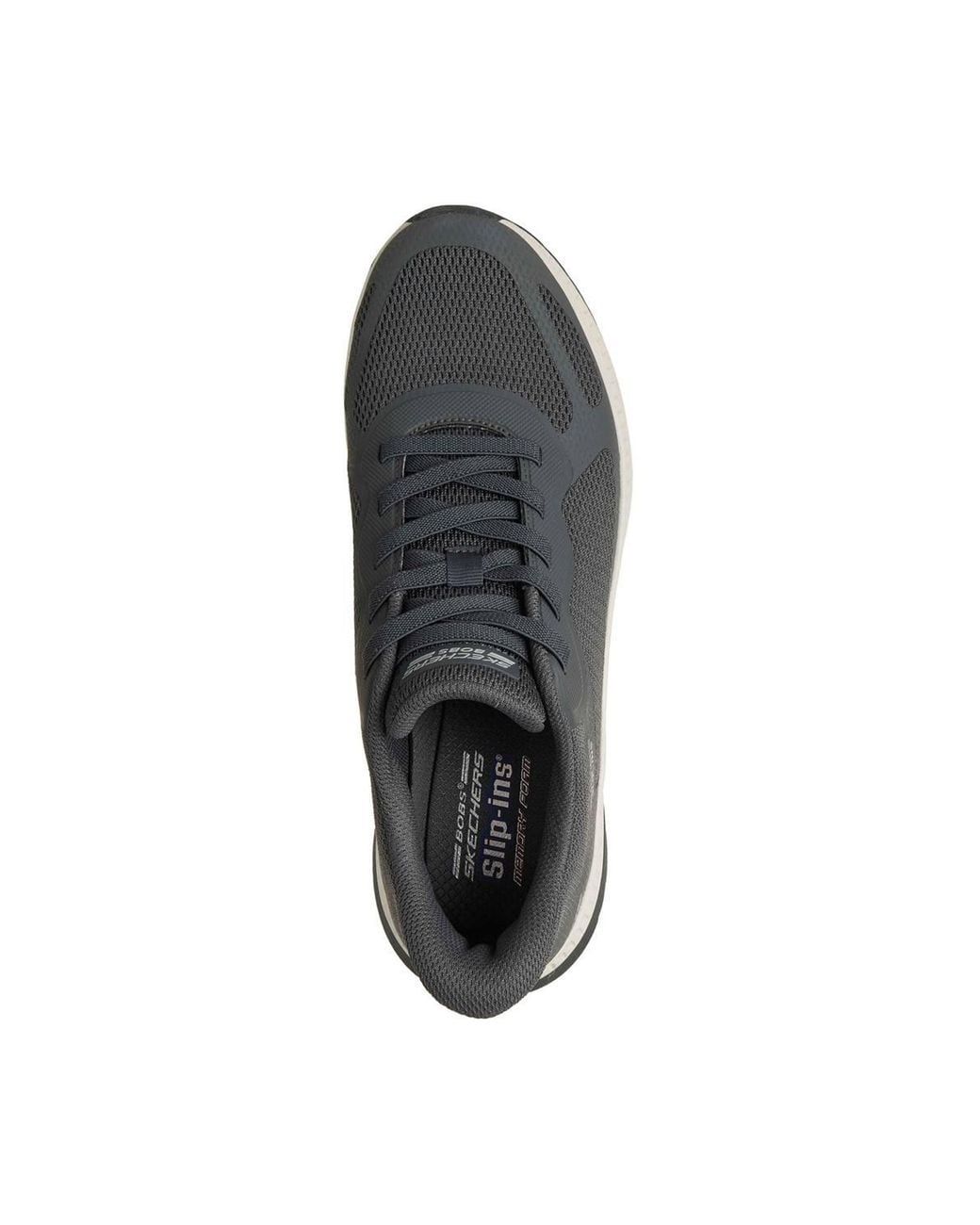 Skechers Gray Bobs Sport Squad Chaos 4 Trainer for men