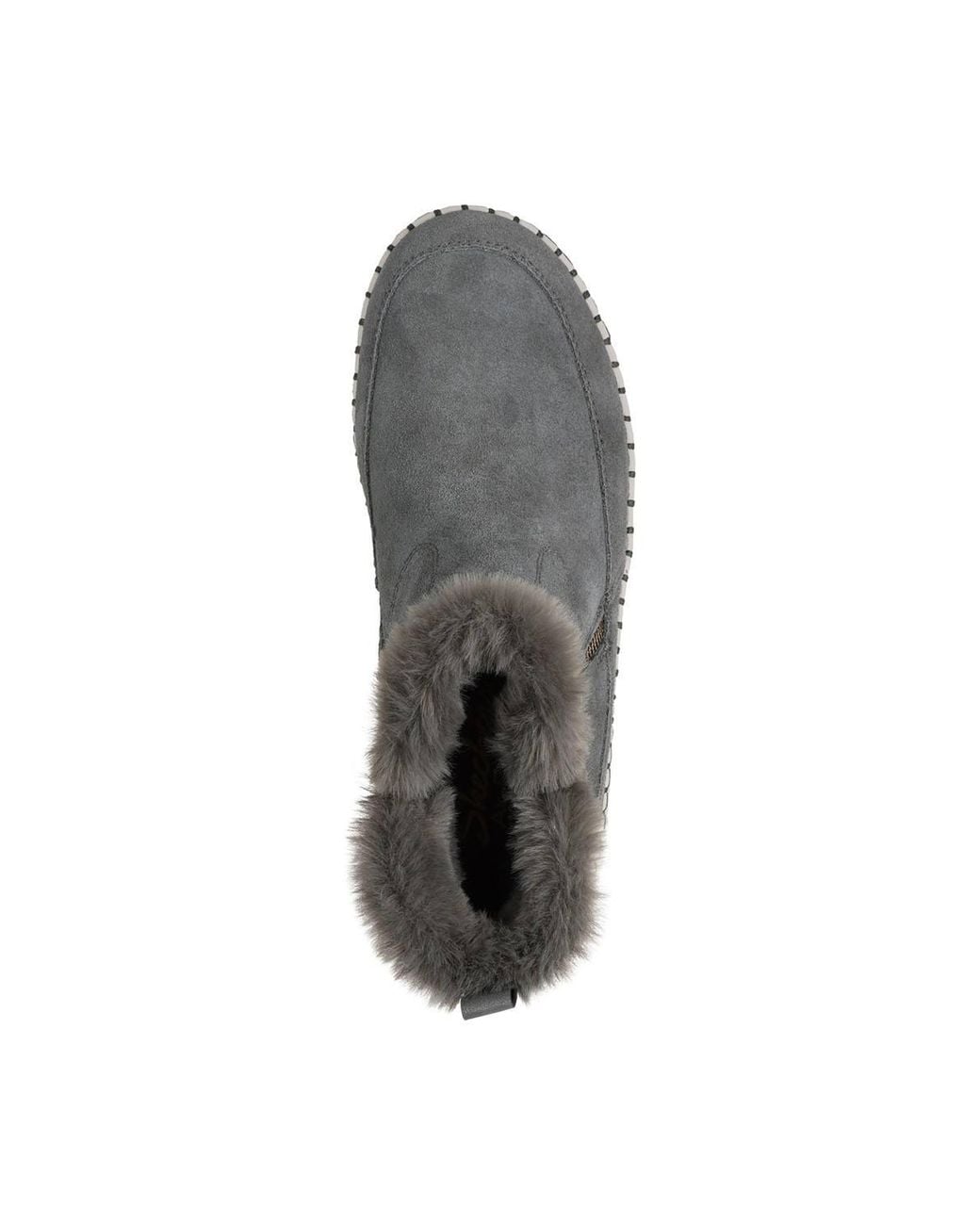 Skechers Gray Wilshire Blvd Fresh Zip Ankle Boot