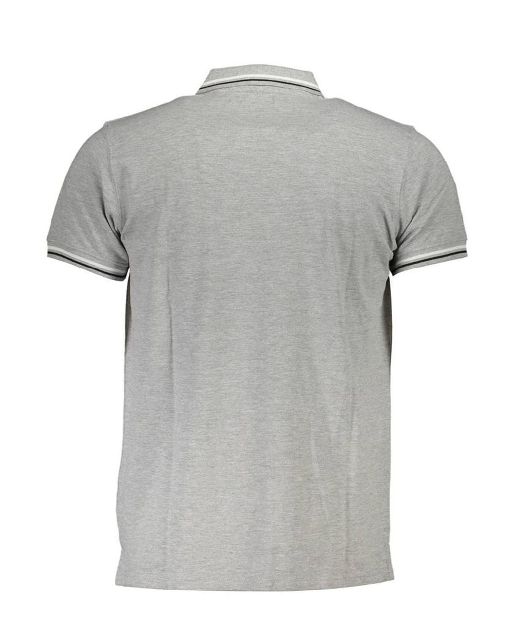 Roberto Cavalli Gray Short Sleeve Polo Shirt for men