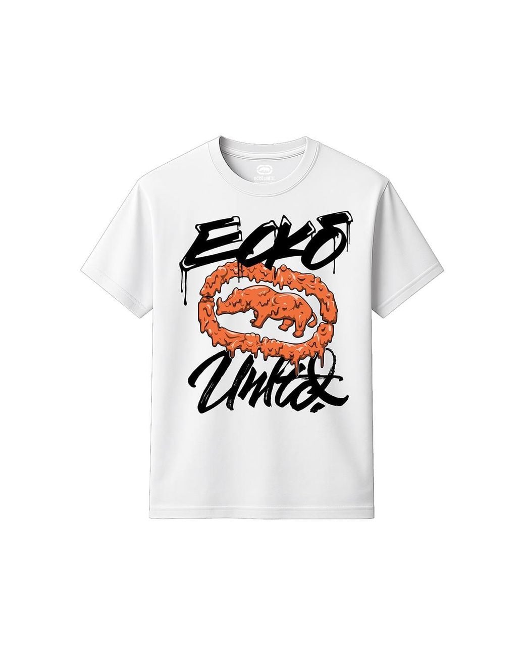 Ecko' Unltd White Drips T-Shirt for men