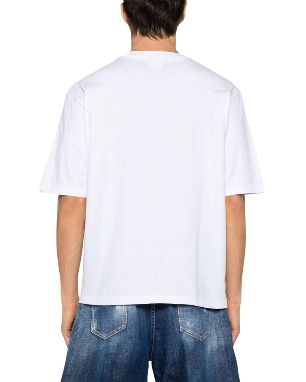 DSquared² Black Short Sleeve Round T-Shirt for men