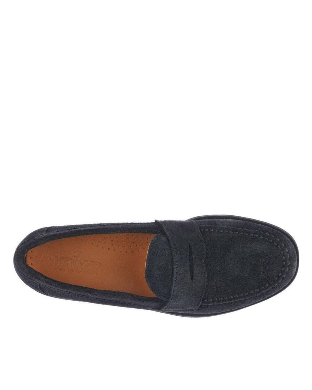 Sebago Blue Ryan Polaris Suede Loafers for men