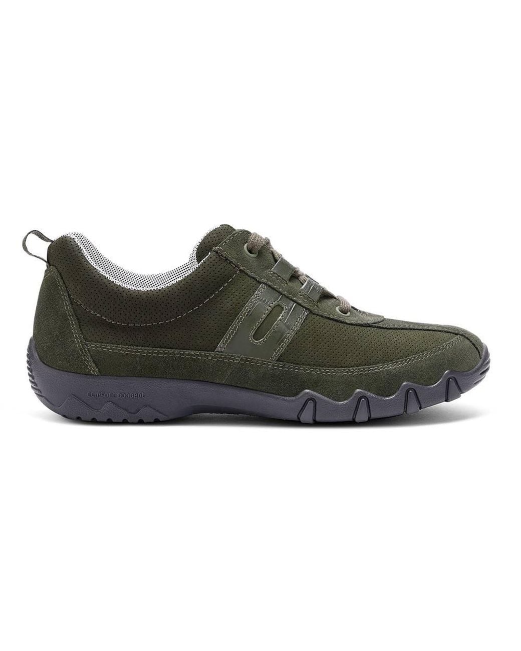 Hotter Green Extra Wide 'Leanne Ii' Trainers
