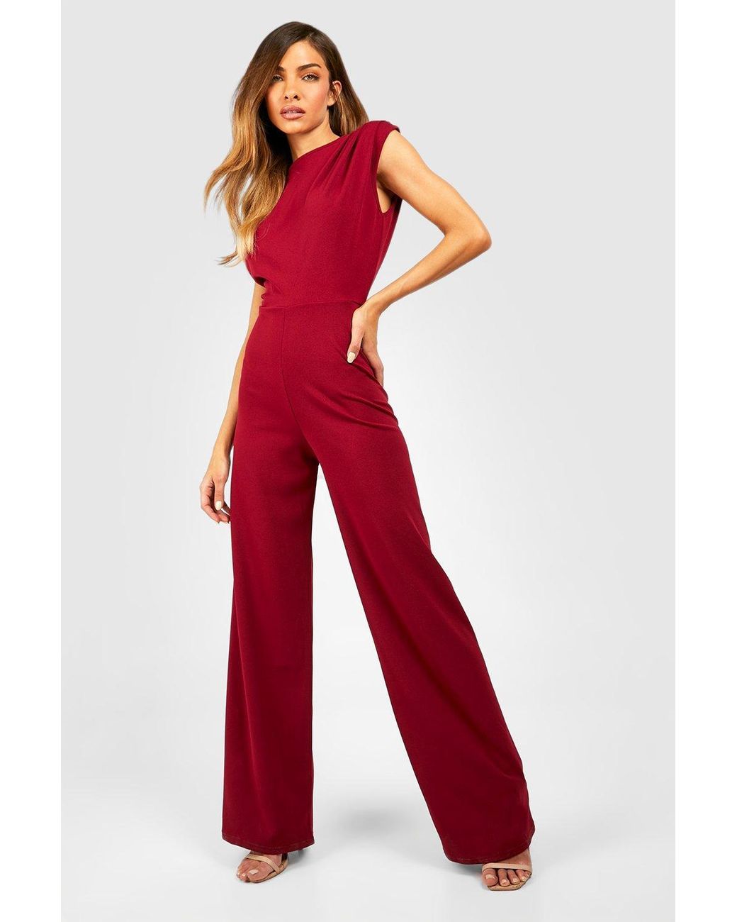 Designer 2025 red jumpsuit