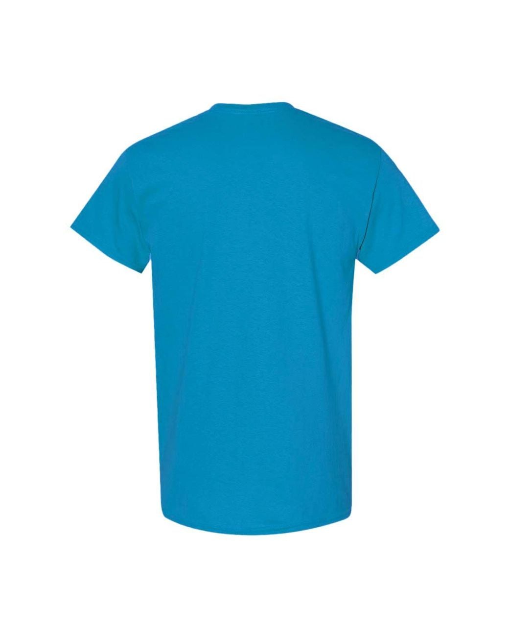 Gildan Blue Heavy Cotton Short Sleeve T-Shirt for men