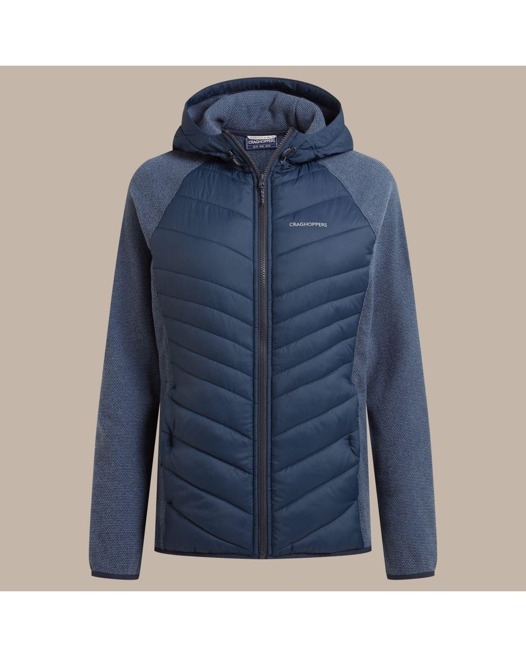 Craghoppers Blue Zayas Hooded Water-Repellent Jacket