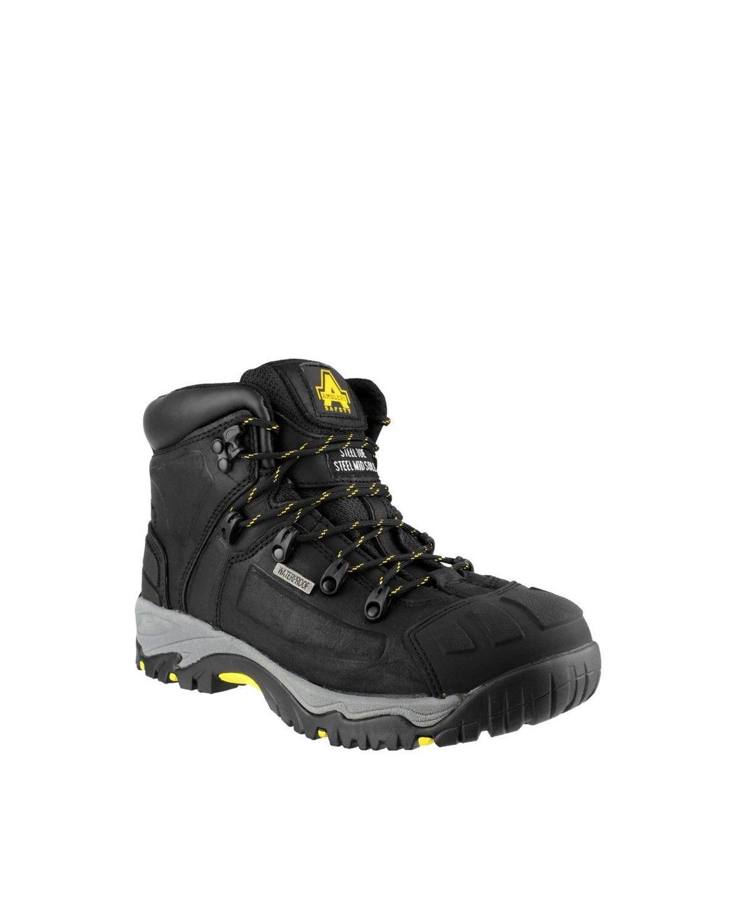 Amblers Black 'As803' Waterproof Safety Footwear