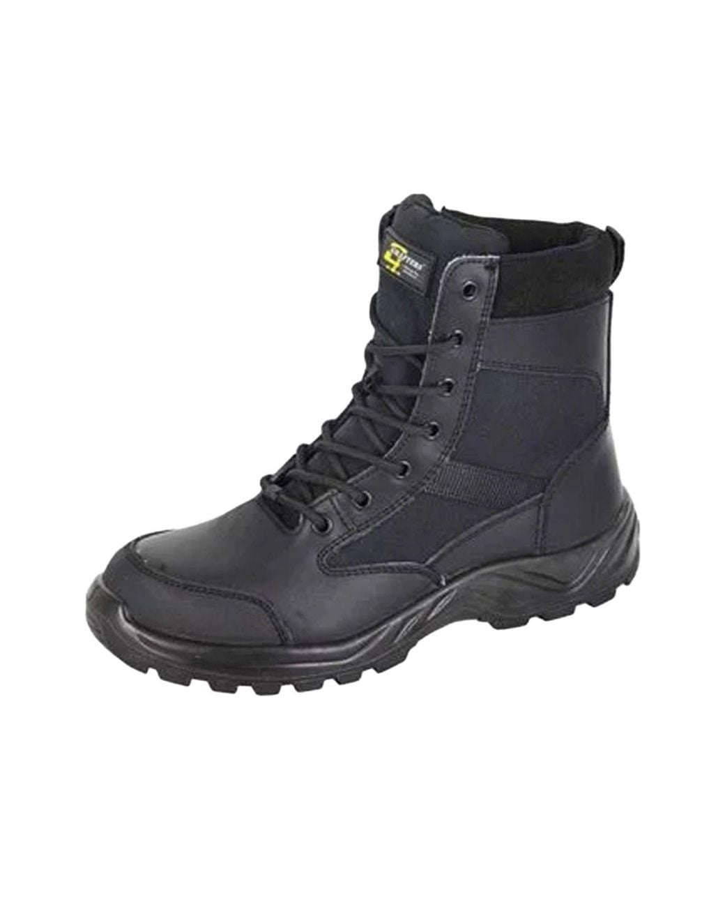 Grafters Black Dmz Leather Safety Boots for men