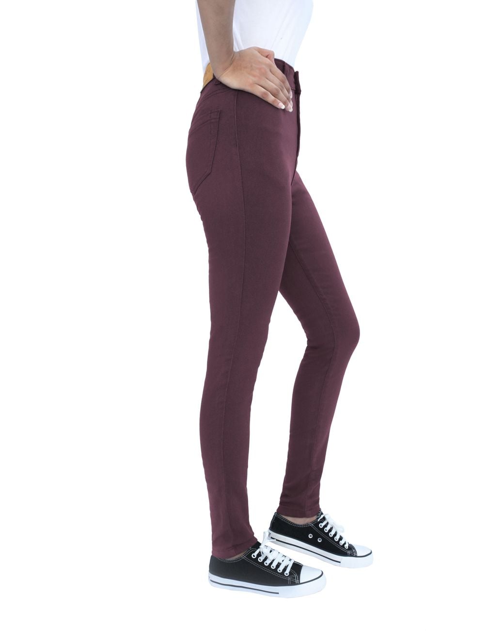 Smart Living Purple Stylish Skinny Fit High Waisted Denim Jeans