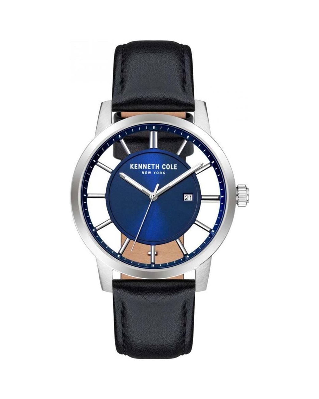 Kenneth Cole Black Kc50560002A Modern 51Mm Quartz Watch for men