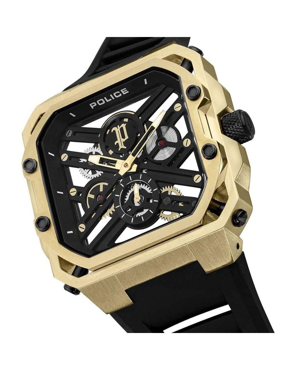 Police Black Pewgm0072003 Urban 45Mm Quartz Watch for men