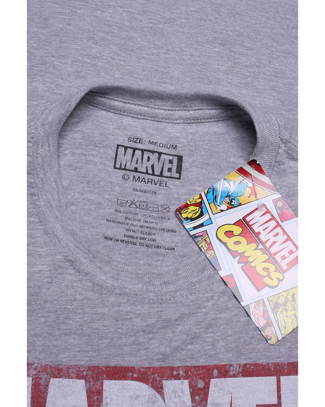 Marvel White Call Out Cotton T-Shirt for men