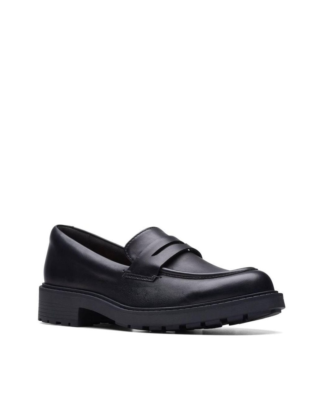 Clarks Blue Orinoco 2 Penny Loafer Leather Loafers, Slip Ons