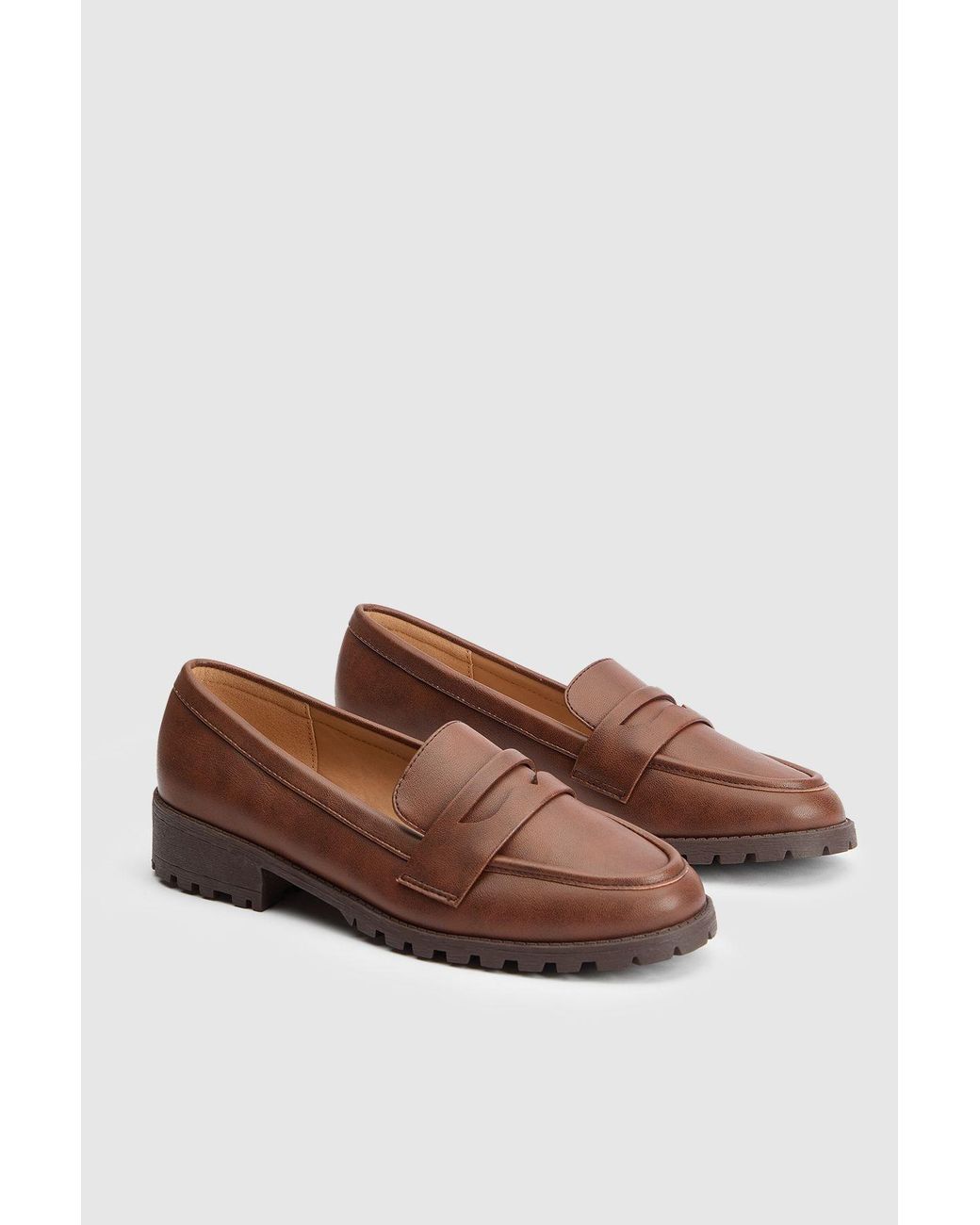 Dorothy Perkins Blue Leoni Chunky Loafers
