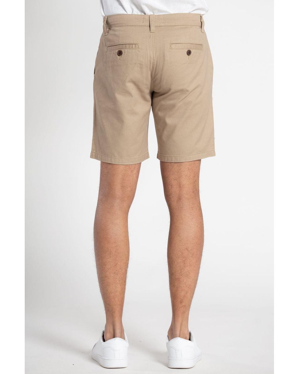 Tokyo Laundry Natural Cotton Chino Shorts for men