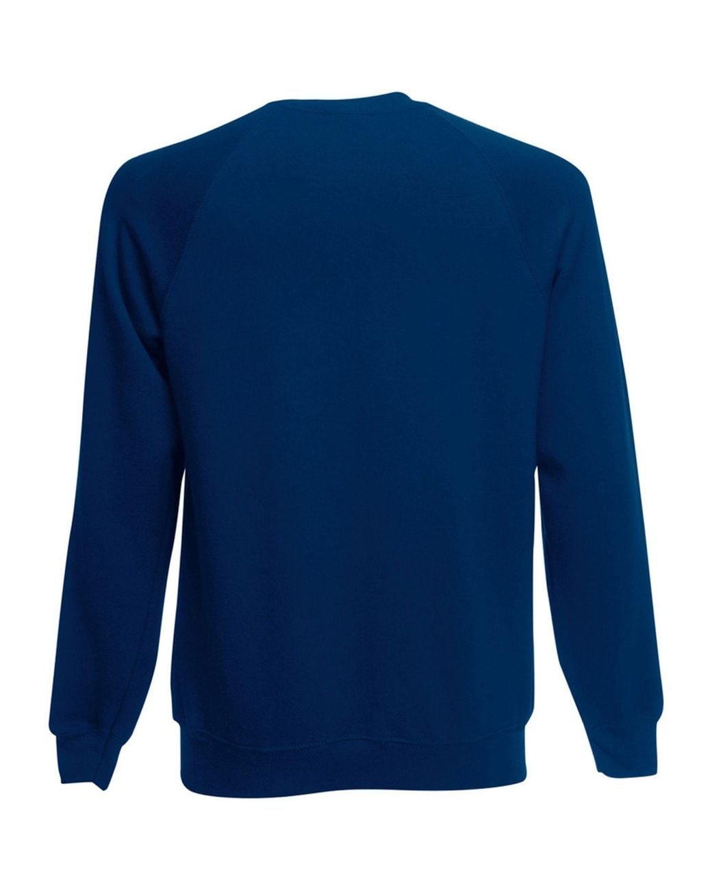 Fruit Of The Loom Blue Raglan Sleeve Belcoro Sweatshirt for men