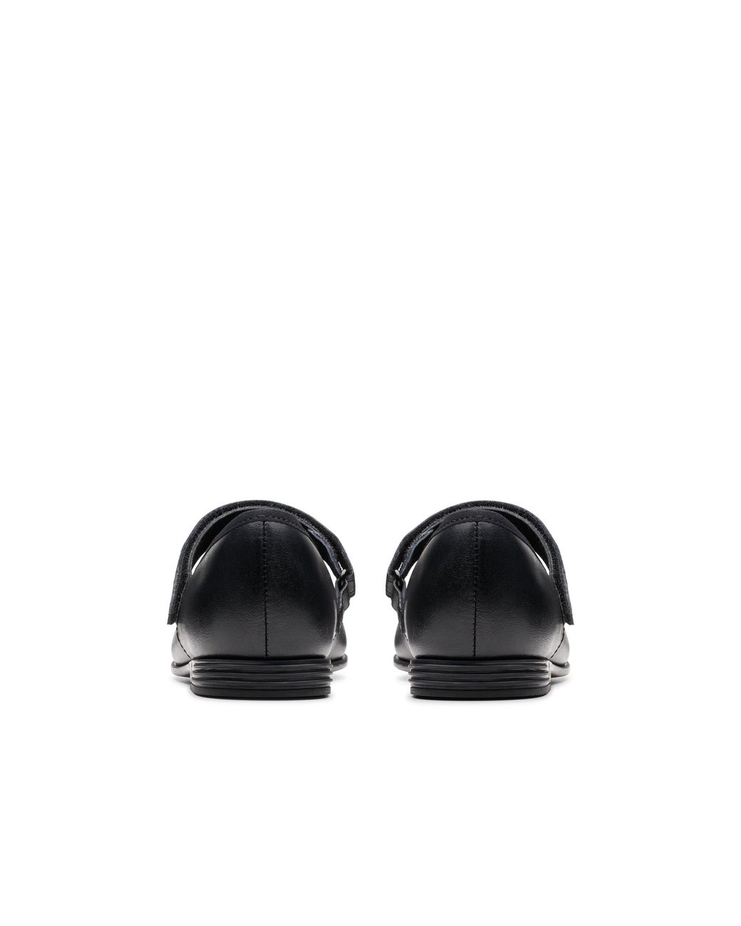 Clarks Black Finja Tap Older Leather Mary Jane