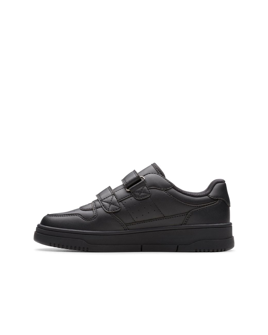 Clarks Black Canyon Sky Kid Trainers, Riptape, School Shoes
