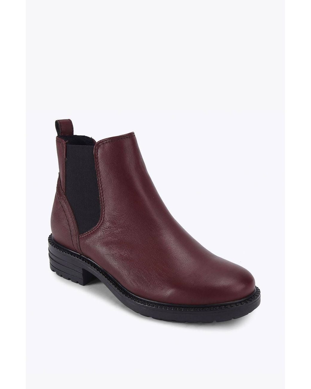 Carvela Kurt Geiger Purple 'Russ' Leather Boots