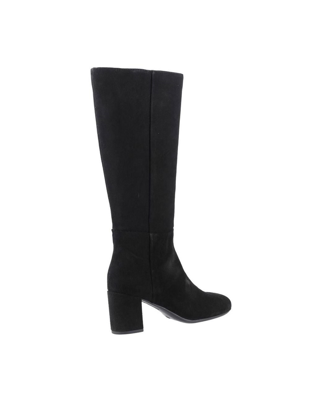 Hush Puppies Black Oprah Suede Long Boot