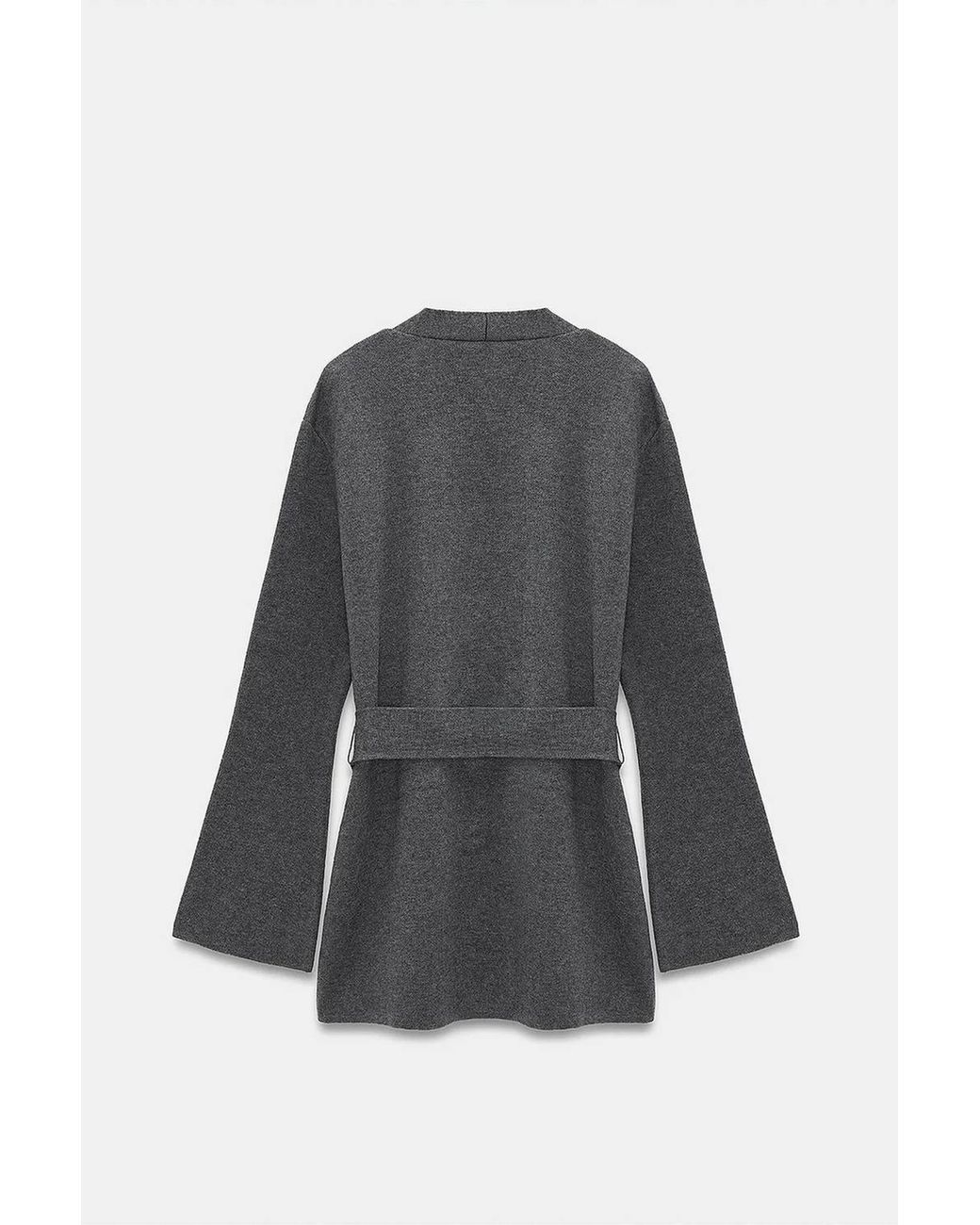 Dilvin Blue Acrylic Wool Blend Cardigan