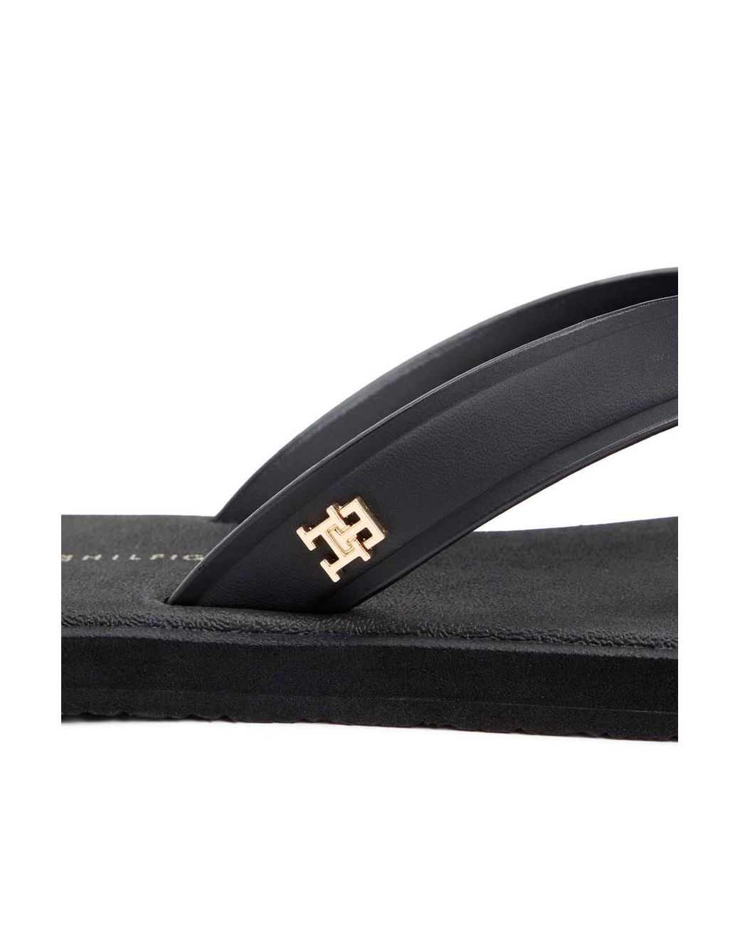 Tommy Hilfiger Black Scandi Premium Summer Sandal