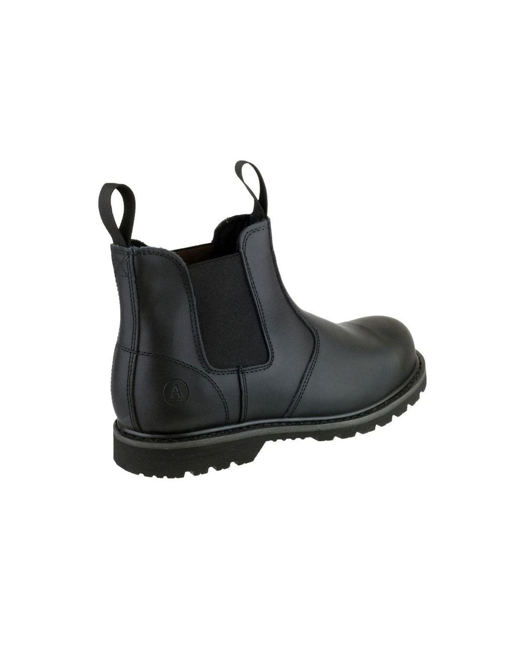 Amblers Black Steel Fs5 Pull-On Dealer Boot Boots