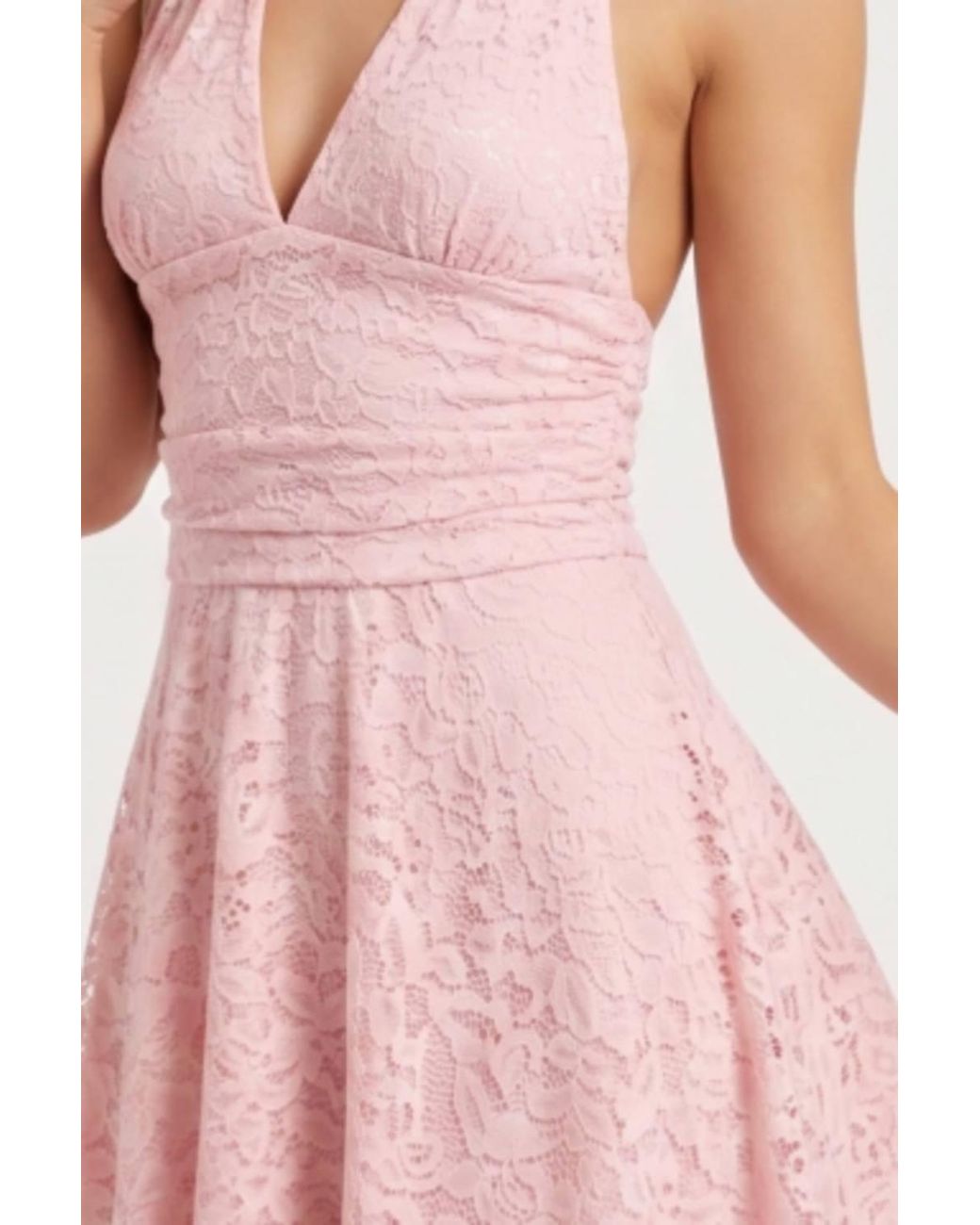 Stylewise Pink Halter Neck Lace