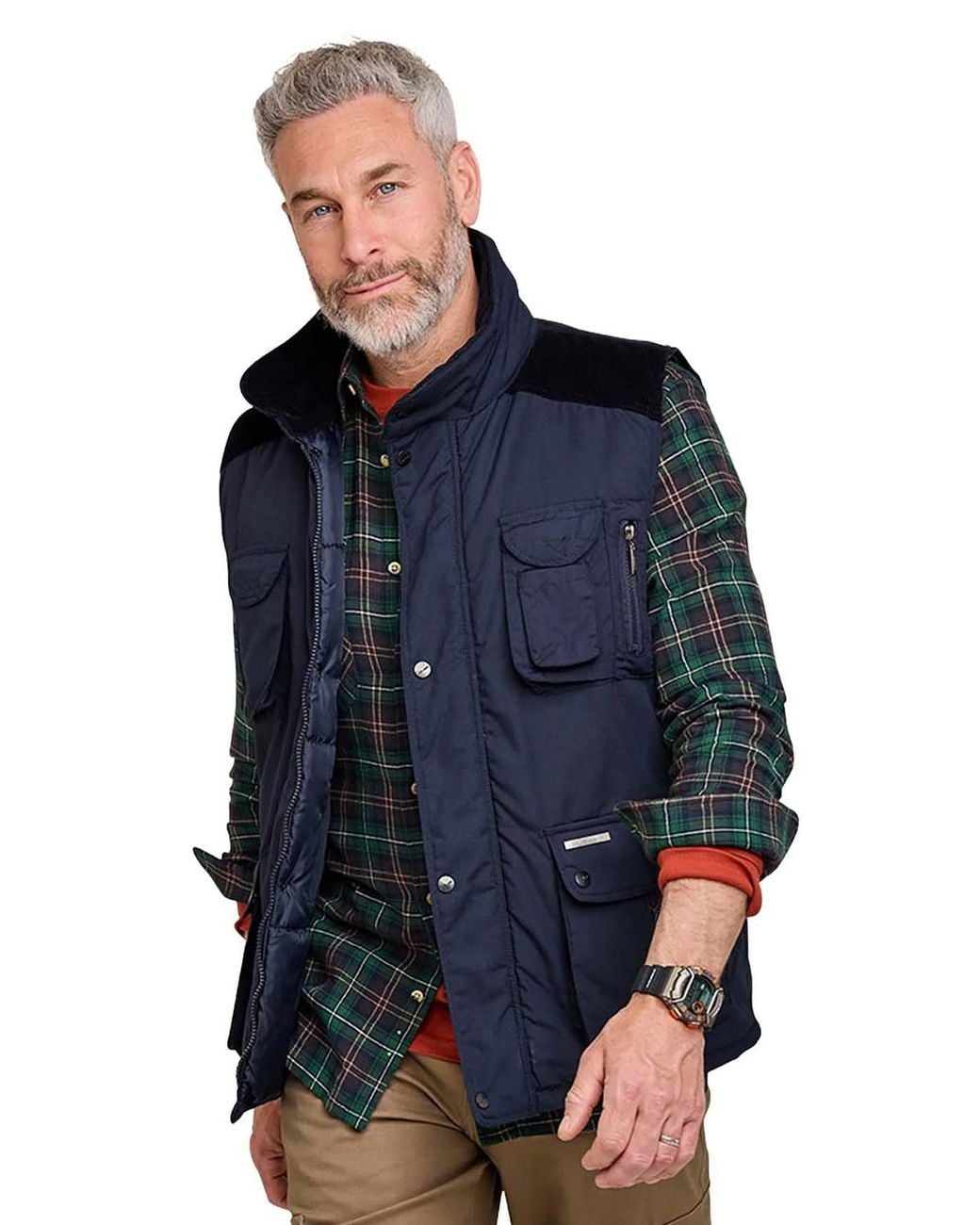 Chums Blue Champion Padded Gilet for men