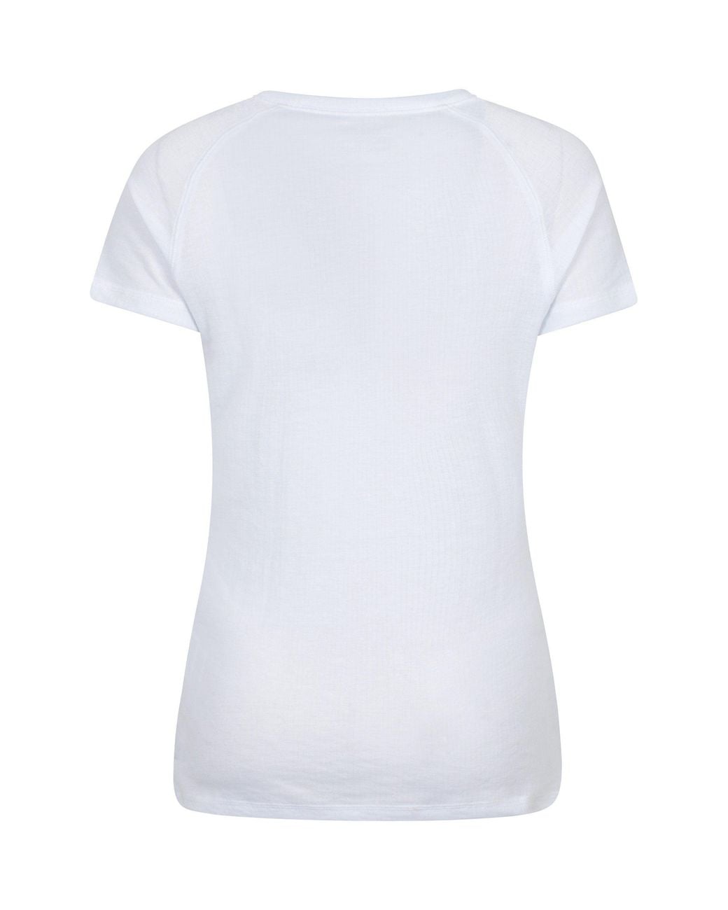 Mountain Warehouse White 'Talus' Lightweight Breathable Quick Wick Short Sleeve Thermal Top