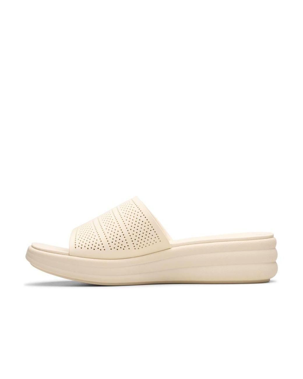 Clarks Natural Drift Twist Flat Sandals, Sliders