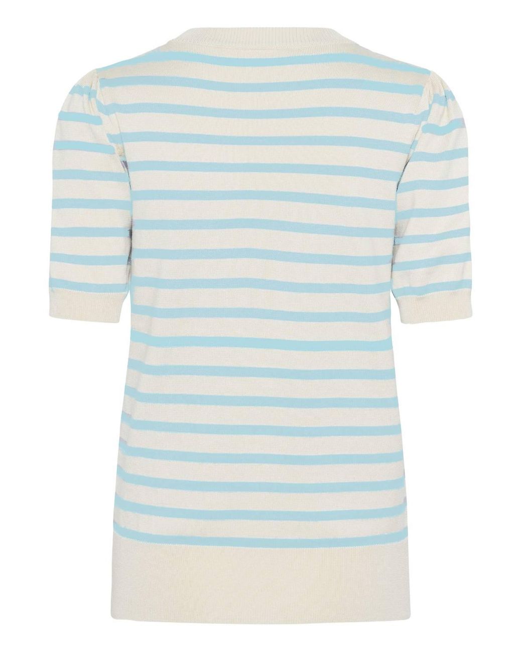 Saint Tropez White Milasz Striped Pullover Top
