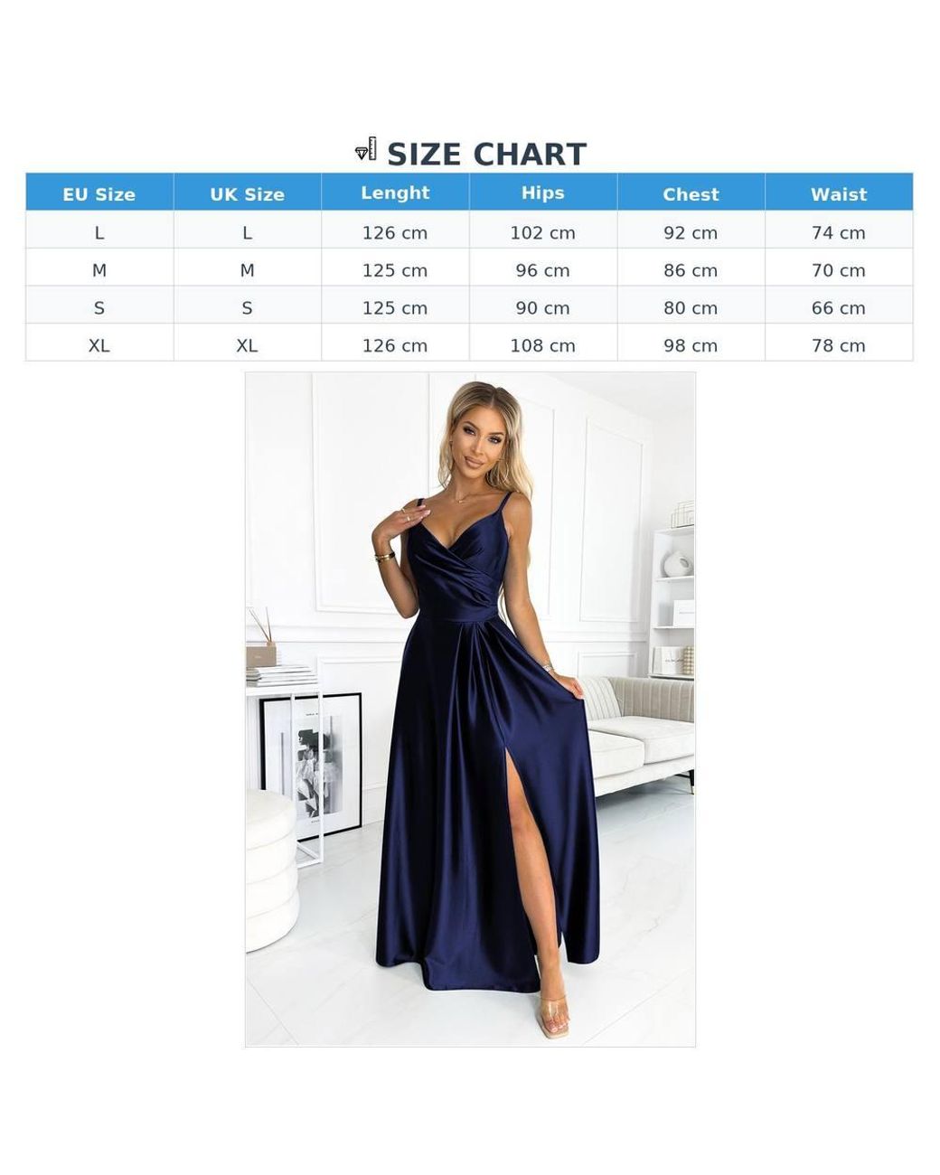 Love Lace Blue Elegant Strappy Maxi Dress With Slit