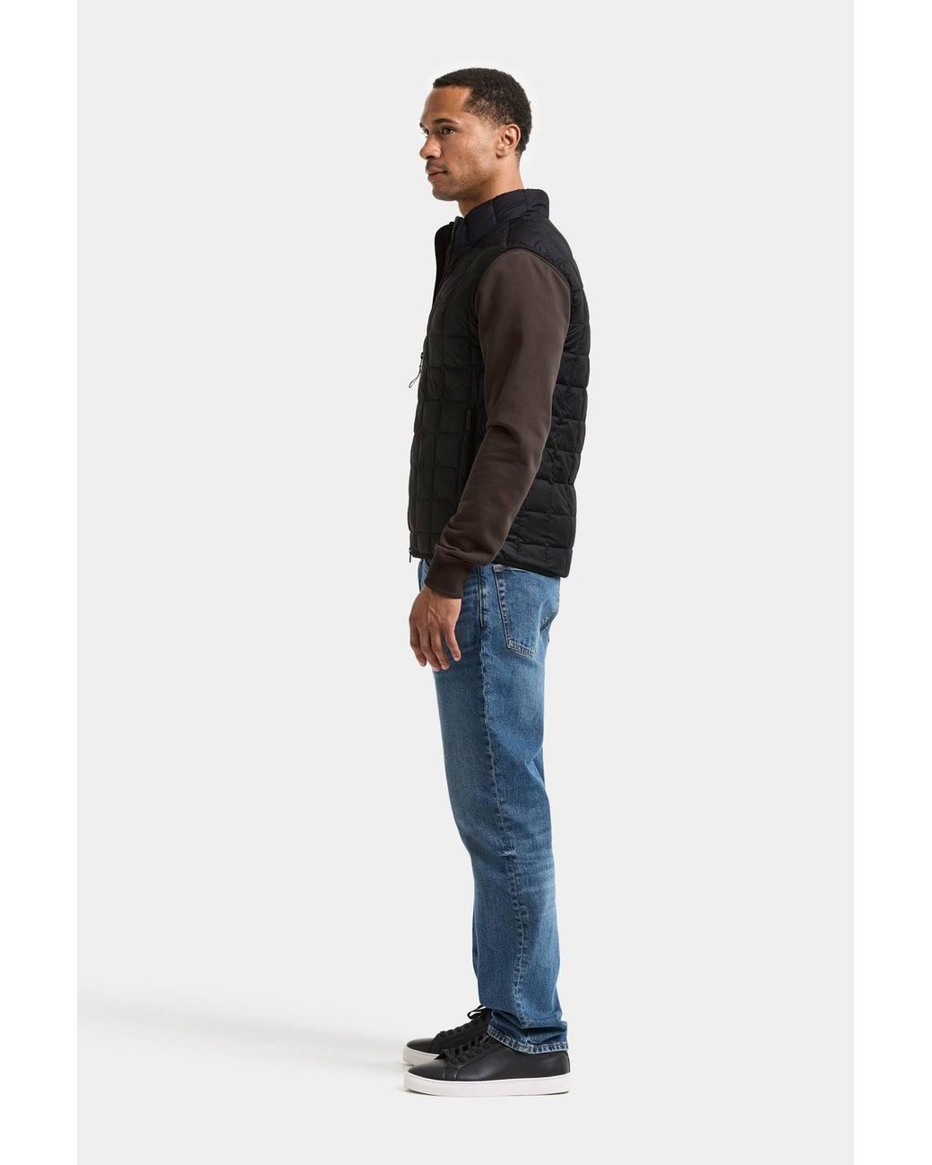 Didriksons Black Samuel Padded Gilet for men