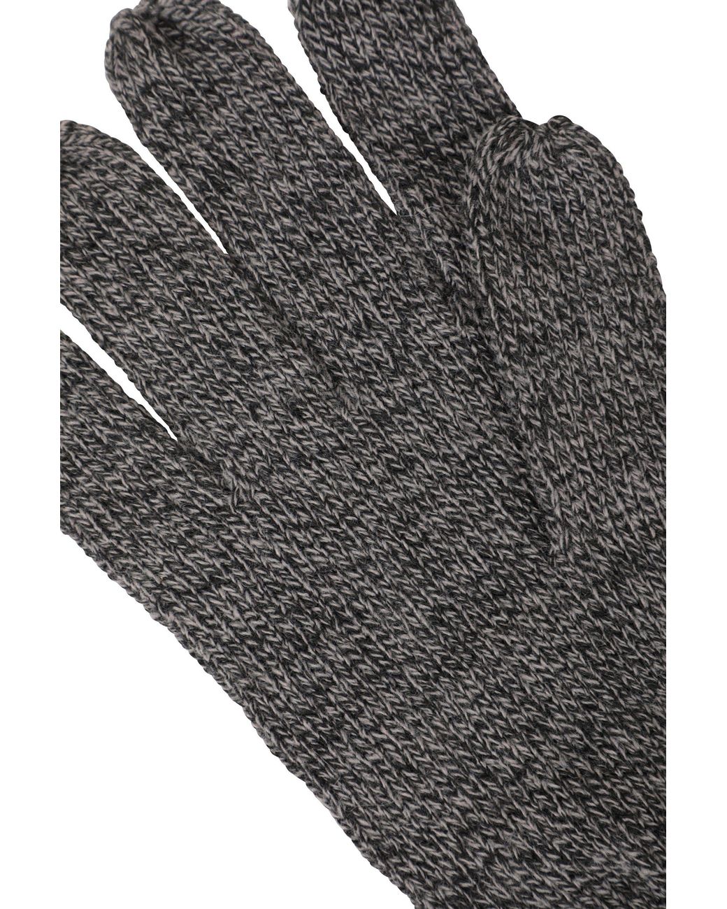 Mountain Warehouse Gray Compass Knitted Glove Everyday Winter Warm Gloves for men